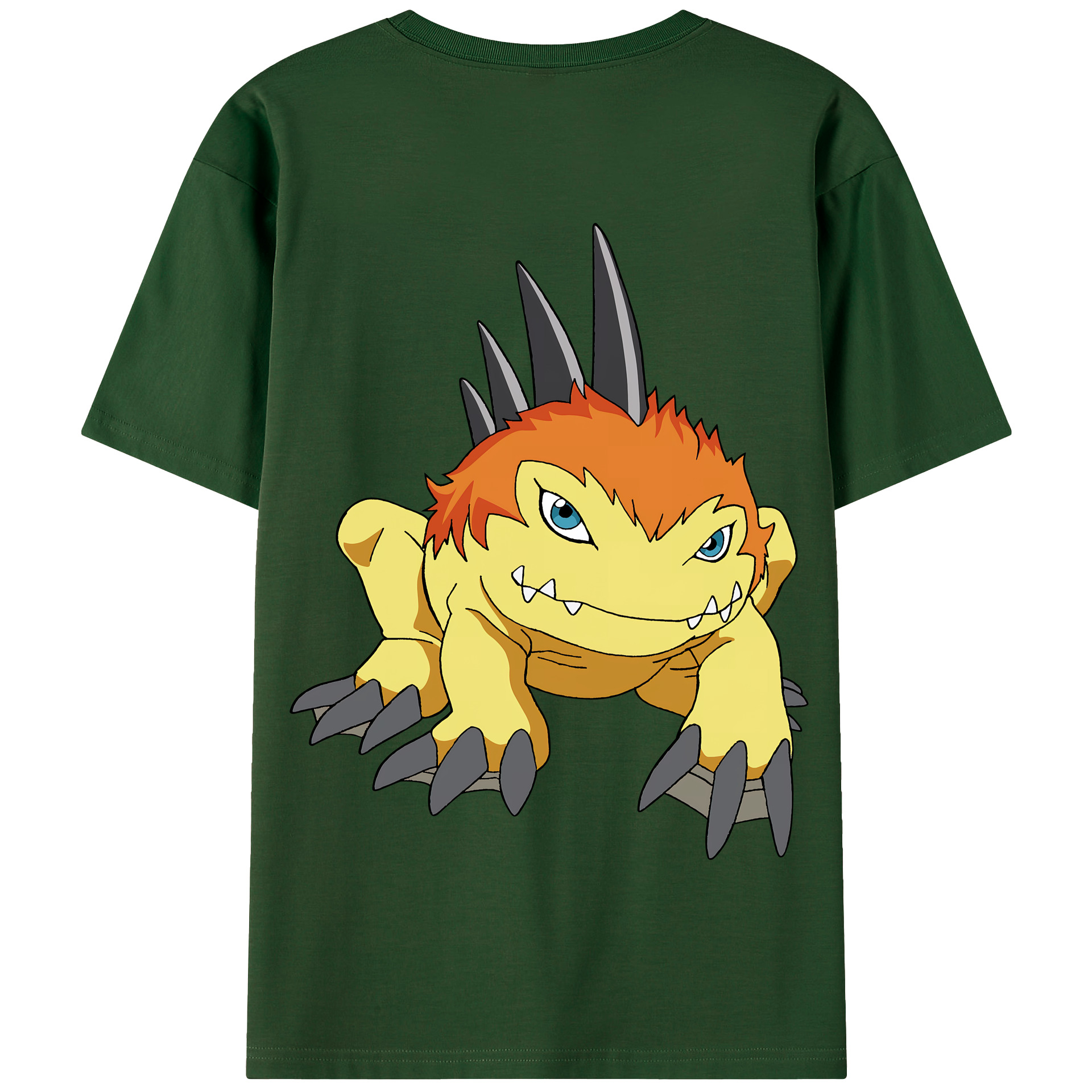 （画像用） Digimon デジタルモンスター/デジモン 綿100％半袖Tシャツ（背面プリント）
